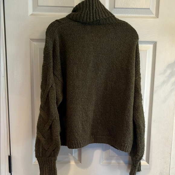 Madewell Green Cowl Neck Sweater - Picture 5 of 5